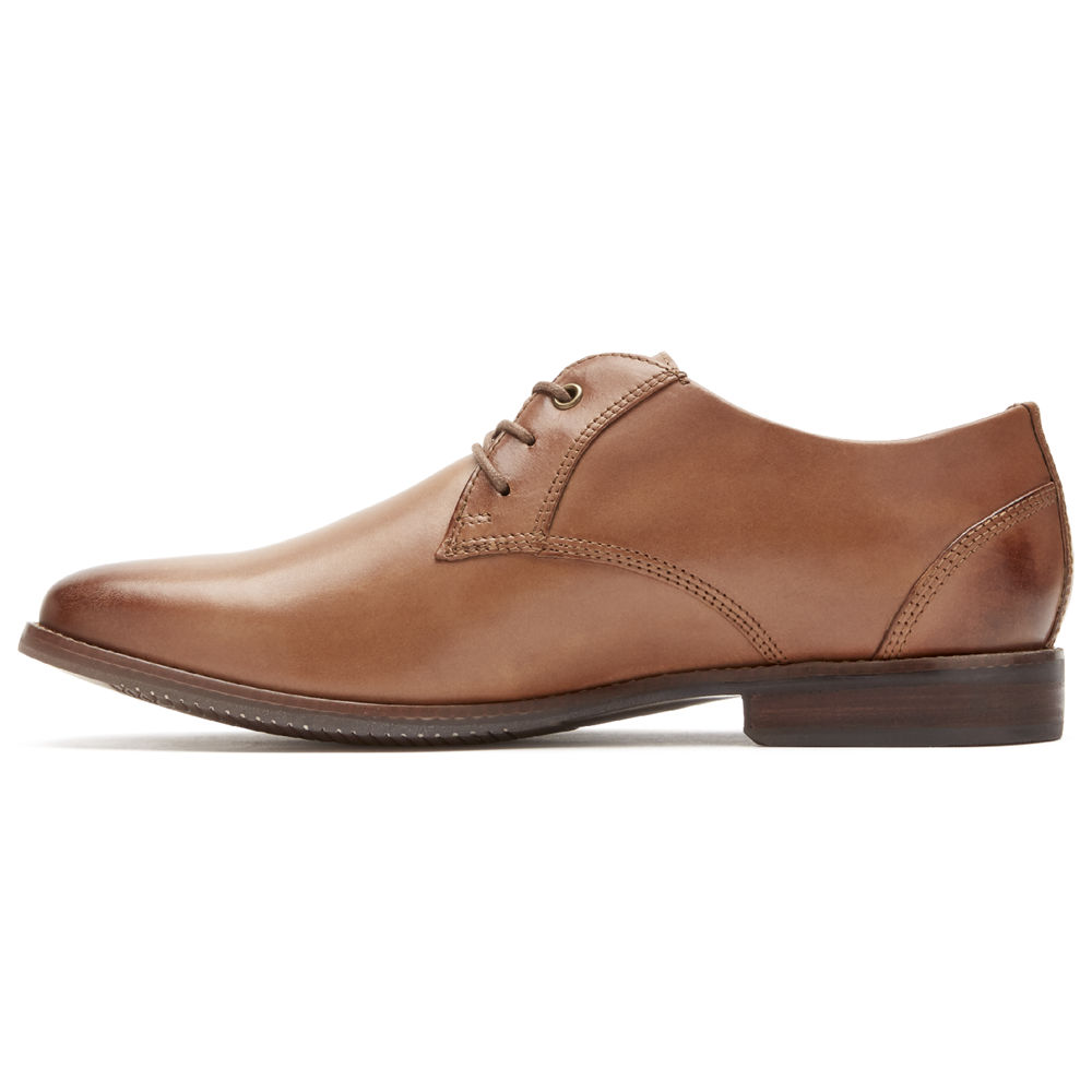 Rockport Mens Style Purpose Blucher - Lace Up Brown - TNC609375